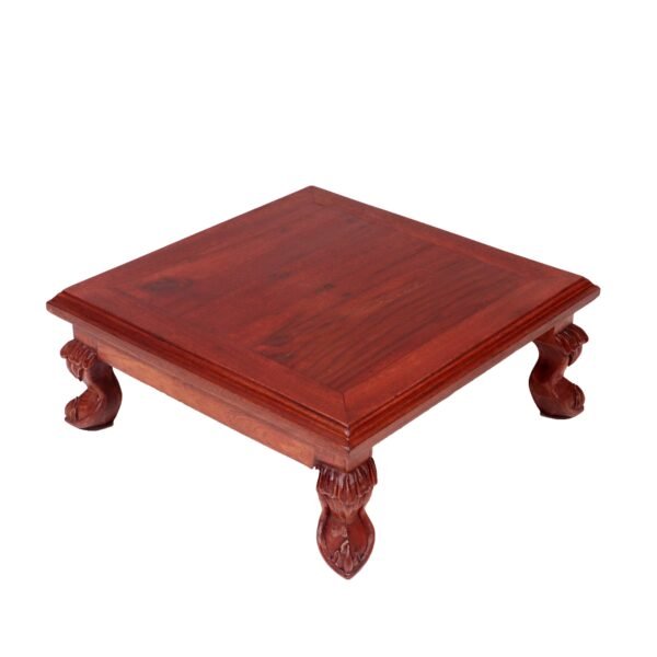 Teak Wooden Square Folding Bajot