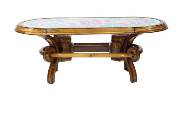 Teak Wooden Center cum Coffee Table 003 - Image 5