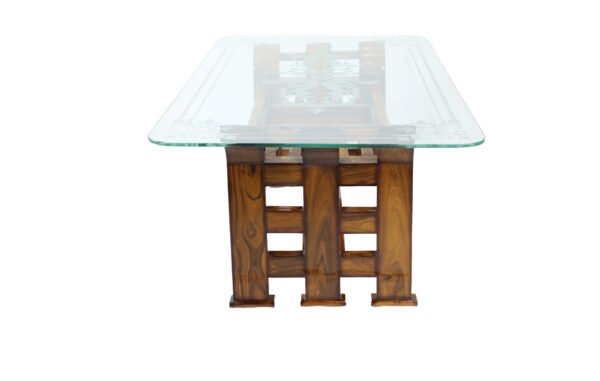 Teak Wooden Center cum Coffee Table 005 - Image 2