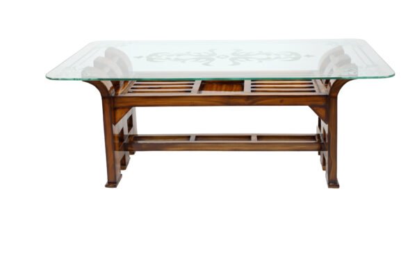 Teak Wooden Center cum Coffee Table 005 - Image 3