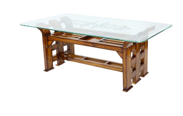 Teak Wooden Center cum Coffee Table 005