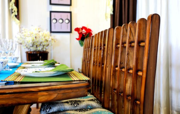 Exclusive Teak Wooden Dining Set - Image 2