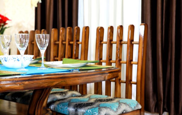 Exclusive Teak Wooden Dining Set - Image 3