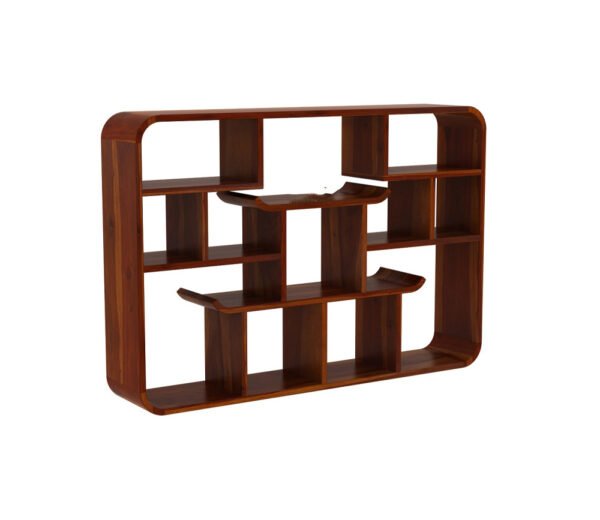 Teak Wooden Francis Wall Shelf - Image 3